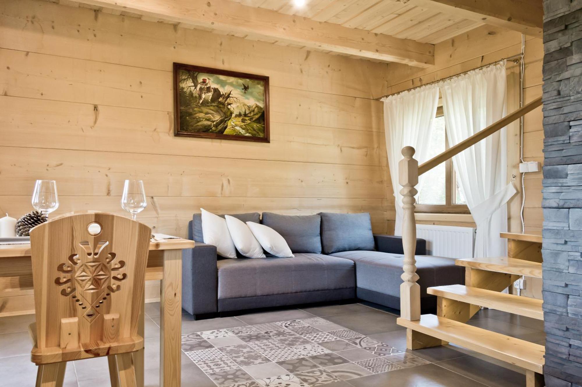 זקופאנה Domki Gliczarowski Z Jacuzzi & Sauna חדר תמונה